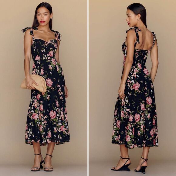 Reformation Dresses & Skirts - Reformation Nadira Dress in Malia Floral Print Size 14 NWOT